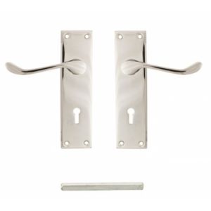 Victorian Lever Lock Handles brass or chrome